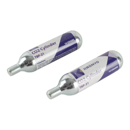 Kronyo CO2 Cylinders - 16g (2 Pack)