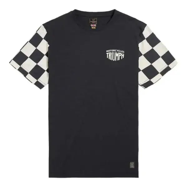 Triumph PRESTON T-SHIRT BLACK / BONE (MTSS2318)