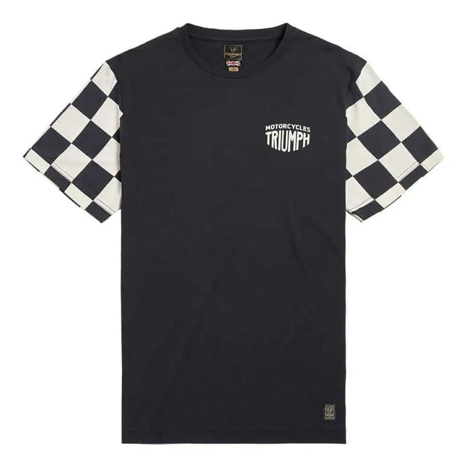 Triumph PRESTON T-SHIRT BLACK / BONE (MTSS2318)