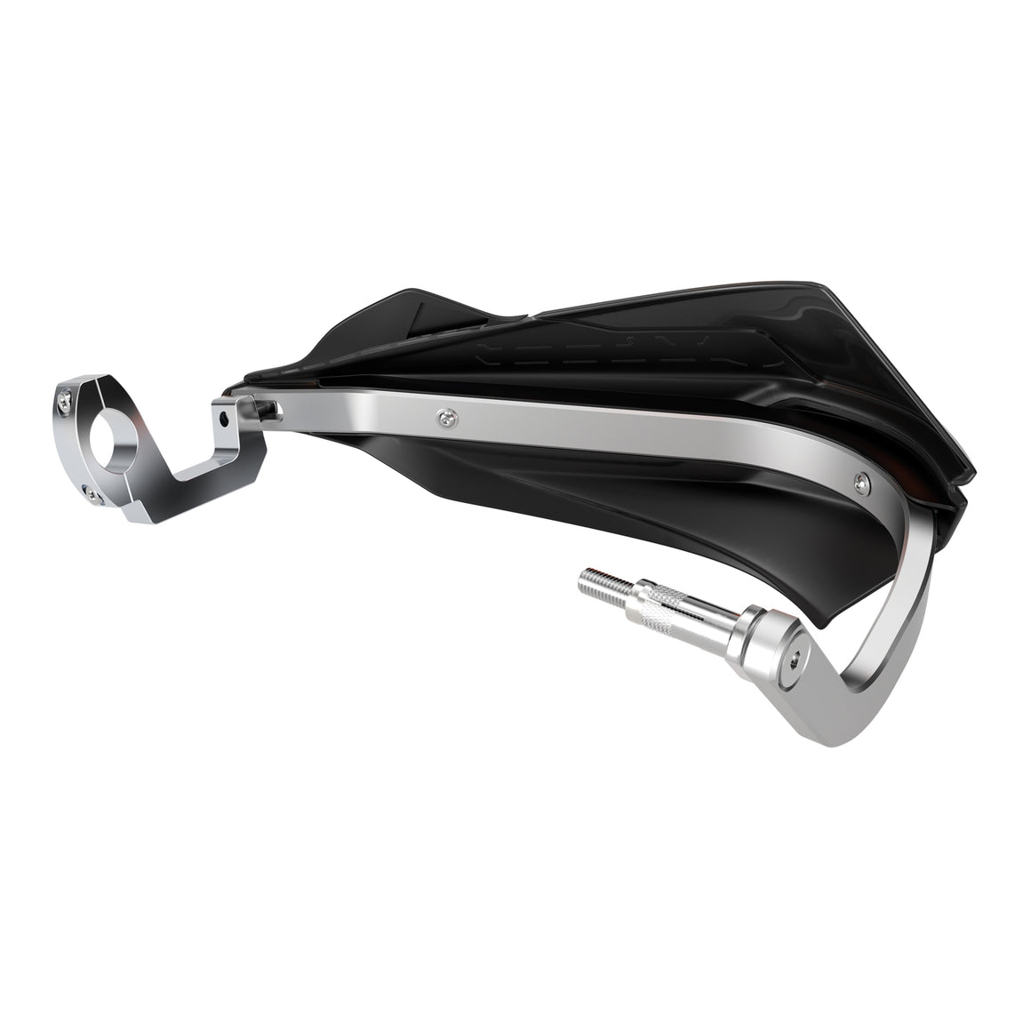 Polisport Trail Blazer Handguard with Metal Bar - Black / Black
