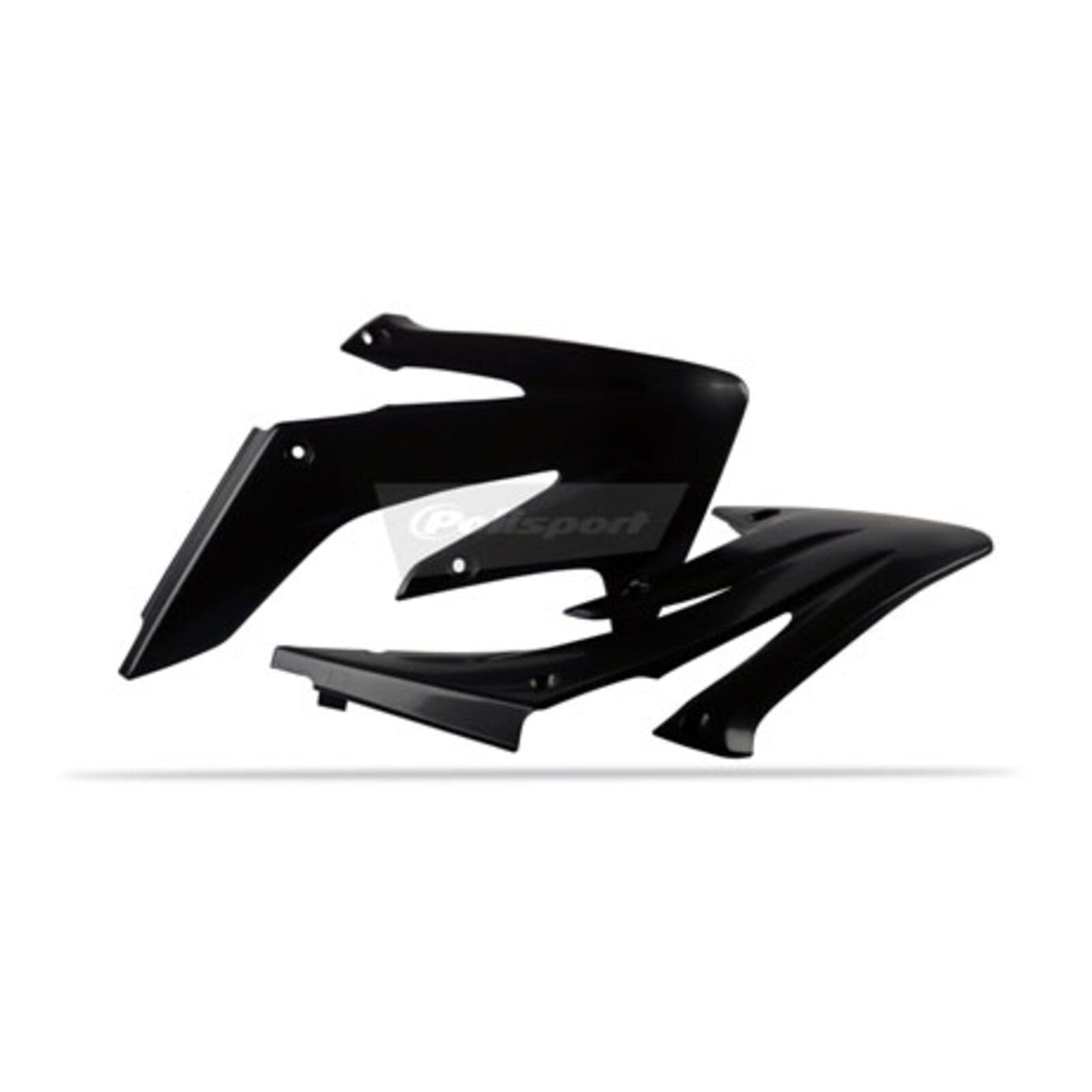 Polisport Radiator Scoops Honda CRF250R ('04-'09) - Black