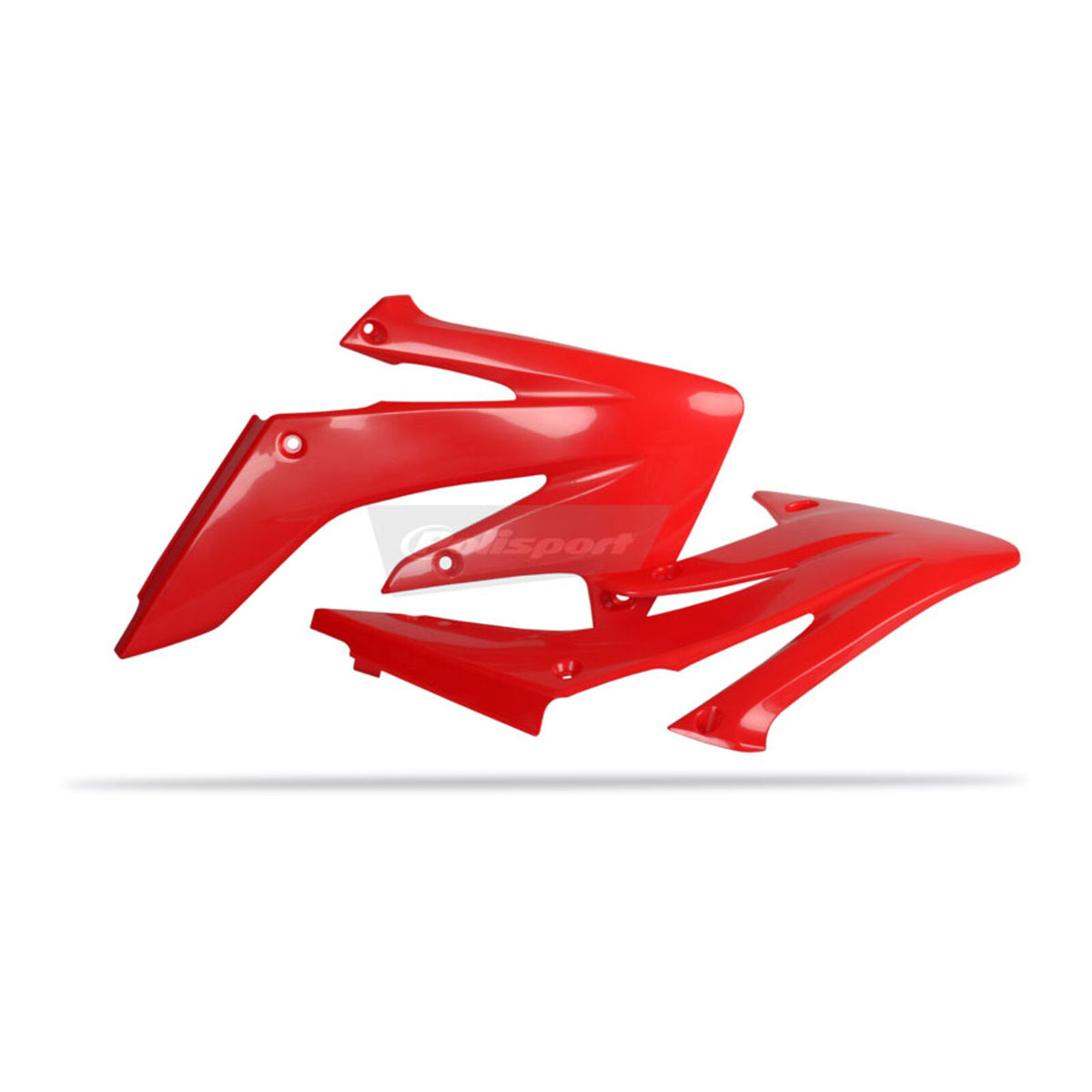 Polisport Radiator Scoops Honda CRF250R ('04-'09) - Red
