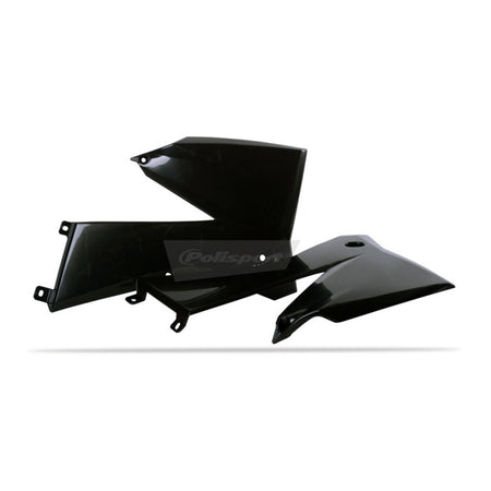 Polisport Radiator Scoops KTM SX ('05-'06) / EXC ('05-'07) - Black