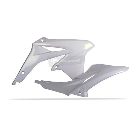 Polisport Radiator Scoops Suzuki RMZ450 ('08-'16) - White