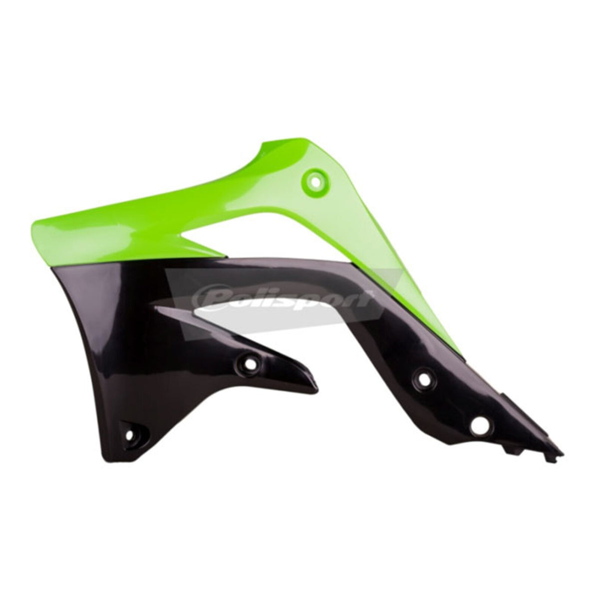 Polisport Radiator Scoops Kawasaki KX450F '12-'15 Green/Black