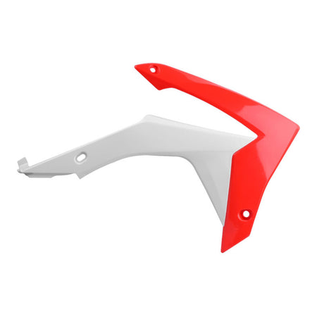Polisport Radiator Scoops Honda CRF250R '14-'16 / CRF450R '13-'16 04 Red / White