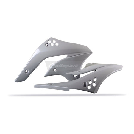 Polisport Radiator Scoops Kawasaki KX450F '06-'08 White