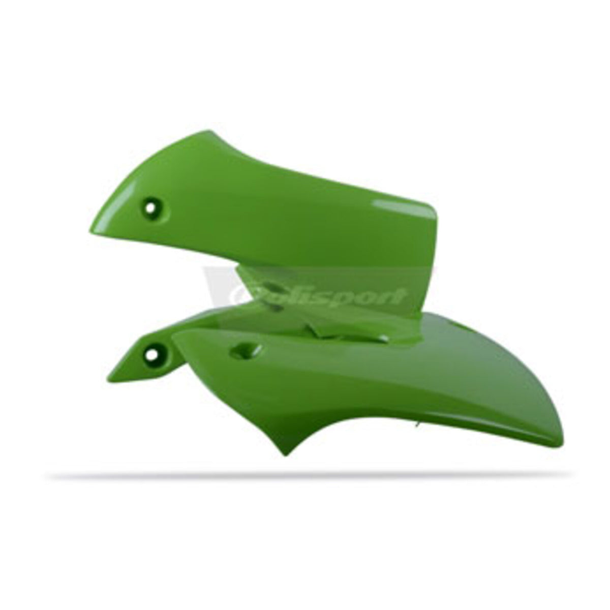 Polisport Radiator Scoops KX/RM65 '01- /KLX/DRZ110 '02- 05 Green