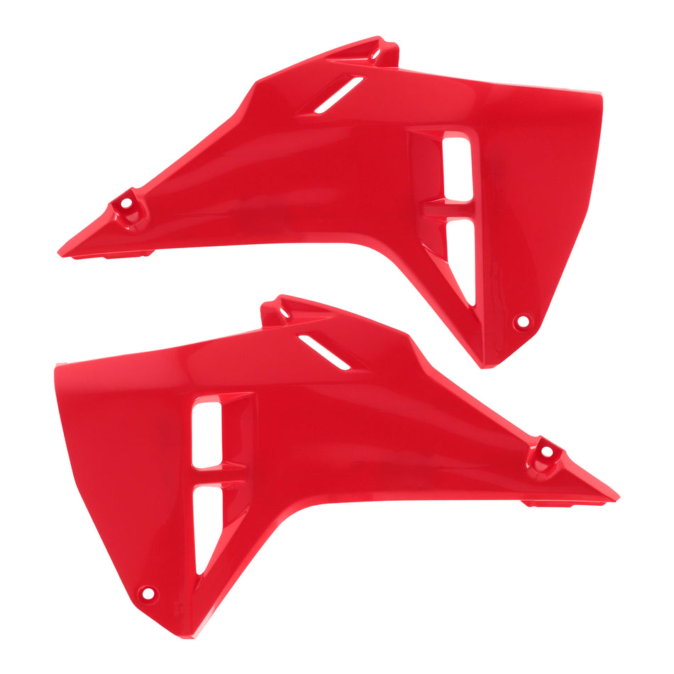 Polisport Radiator Scoops Honda CRF250 '22- / CRF450R '21- - Red