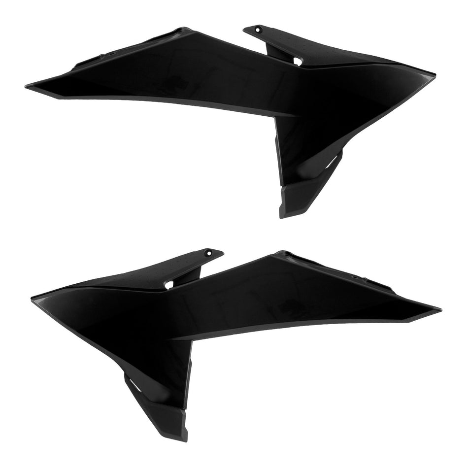 Polisport Radiator Scoops - KTM SX / SX-F / XC '25-On - Black