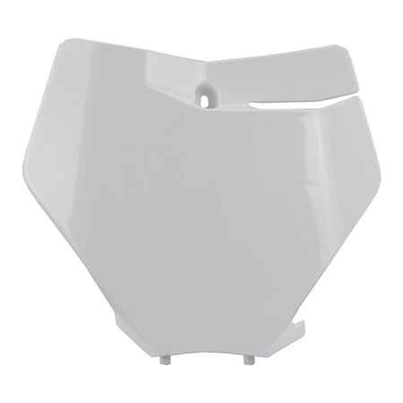 NUMBER PLATE KTM SX / SX-F 2019 - OEM WHT