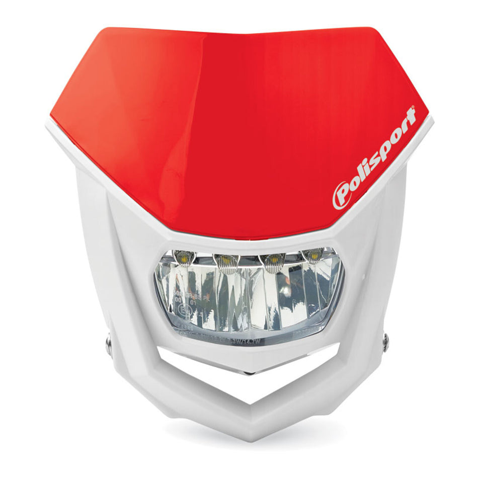 Polisport Halo LED Headlight - Red