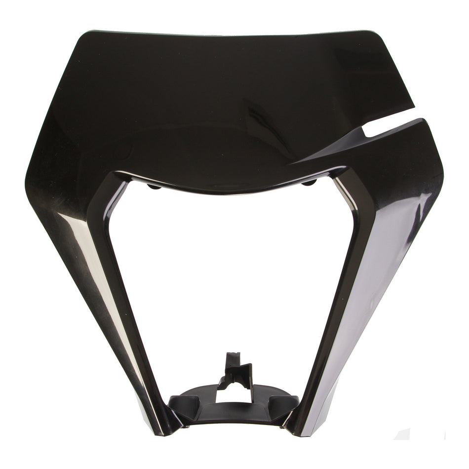 Polisport Number Plate / Headlight Mask KTM EXC/EXC-F '20-'21 - Black