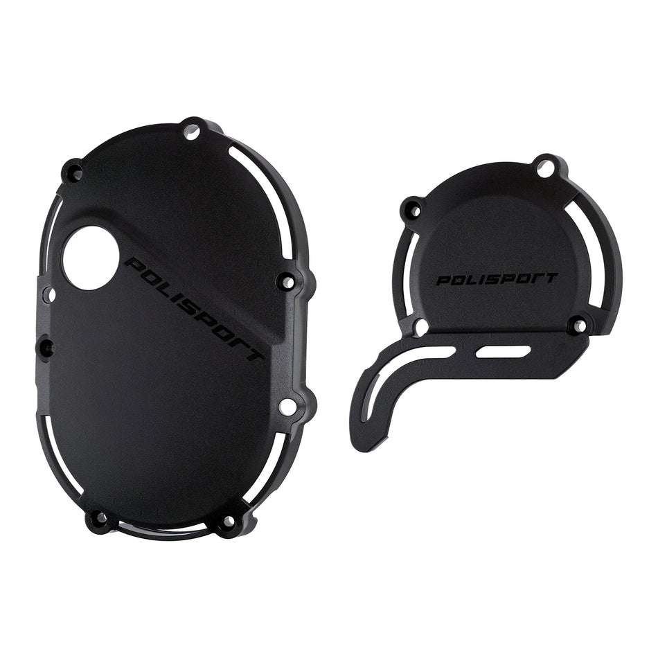 Polisport Engine Covers Kit - Stark Varg - Black