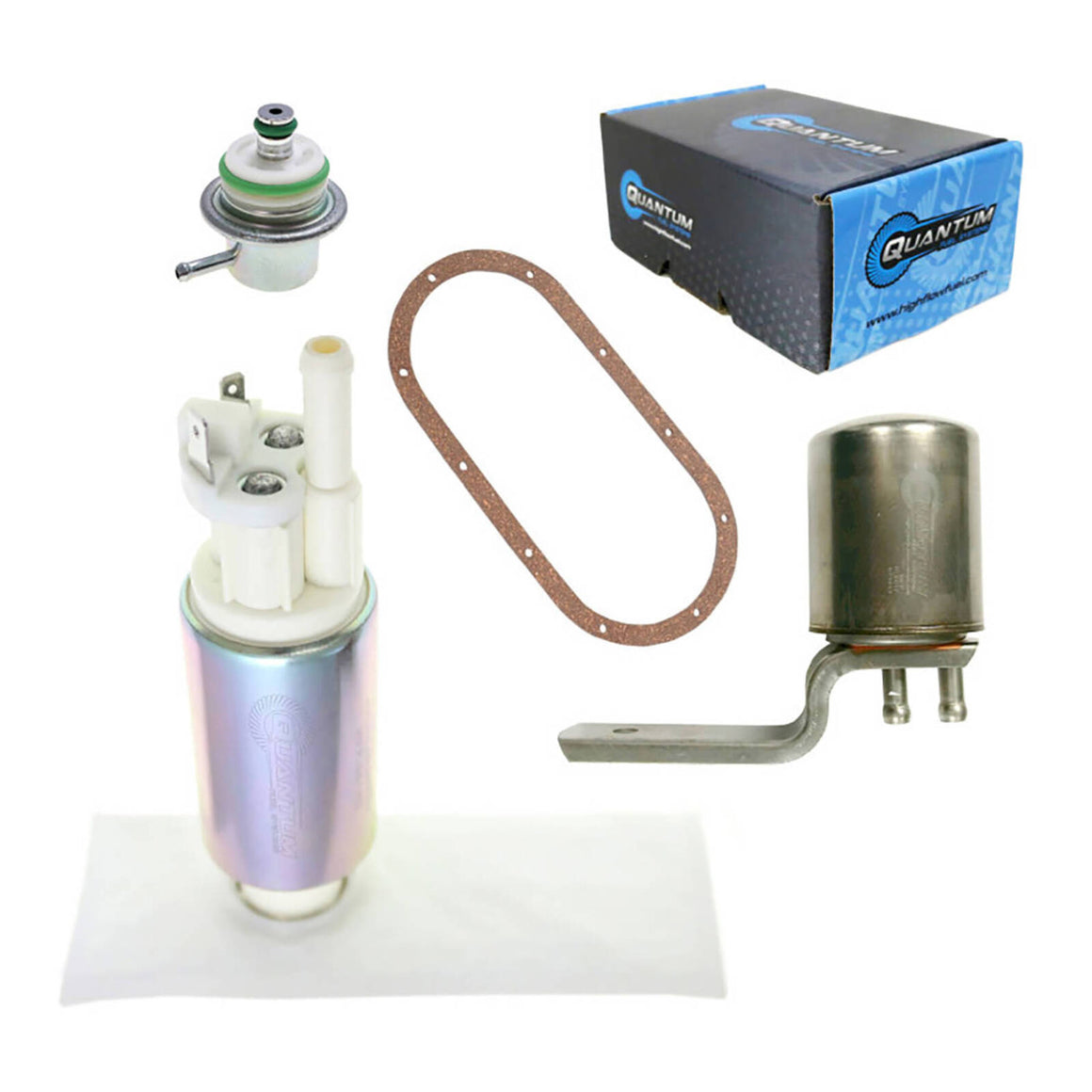 Quantum In-tank EFI Fuel Pump with Regulator, Tank Seal, Filter
