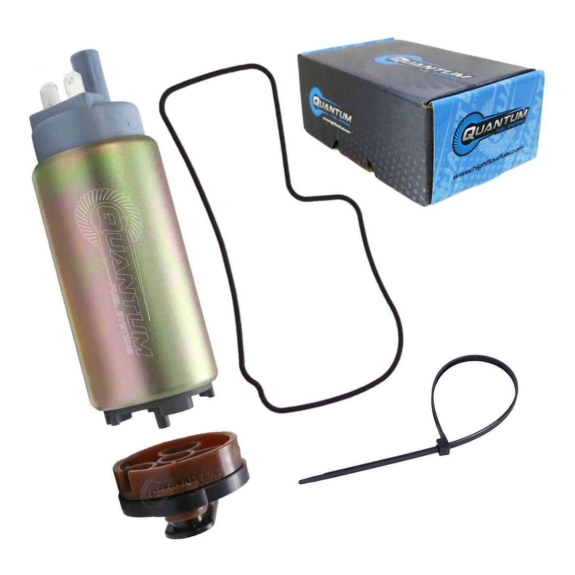 Quantum VST / Outboard EFI Fuel Pump with Tank Seal, Filter, Strainer