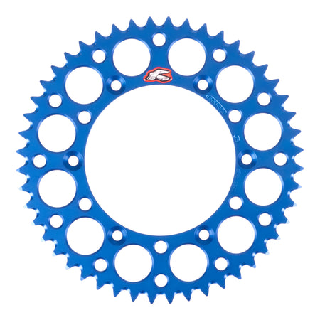 Renthal Sprocket Rear Blue 48T Alloy 7075 T6 Grooved
