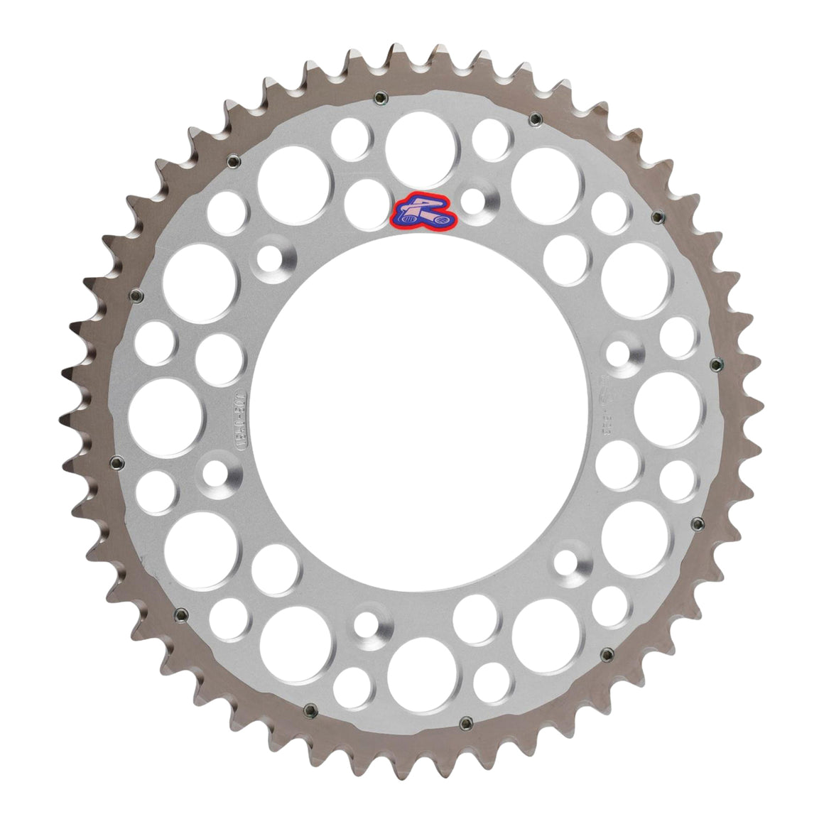 Renthal Sprocket Twinring Silver 48T Bi-metal Grooved