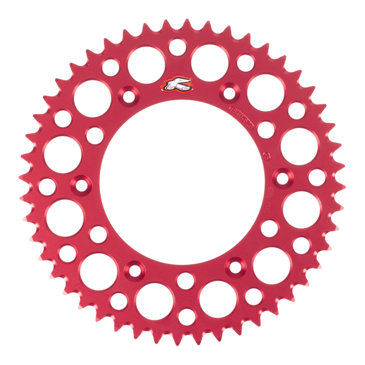 Renthal Sprocket Rear Red 48T Alloy 7075 T6 Grooved