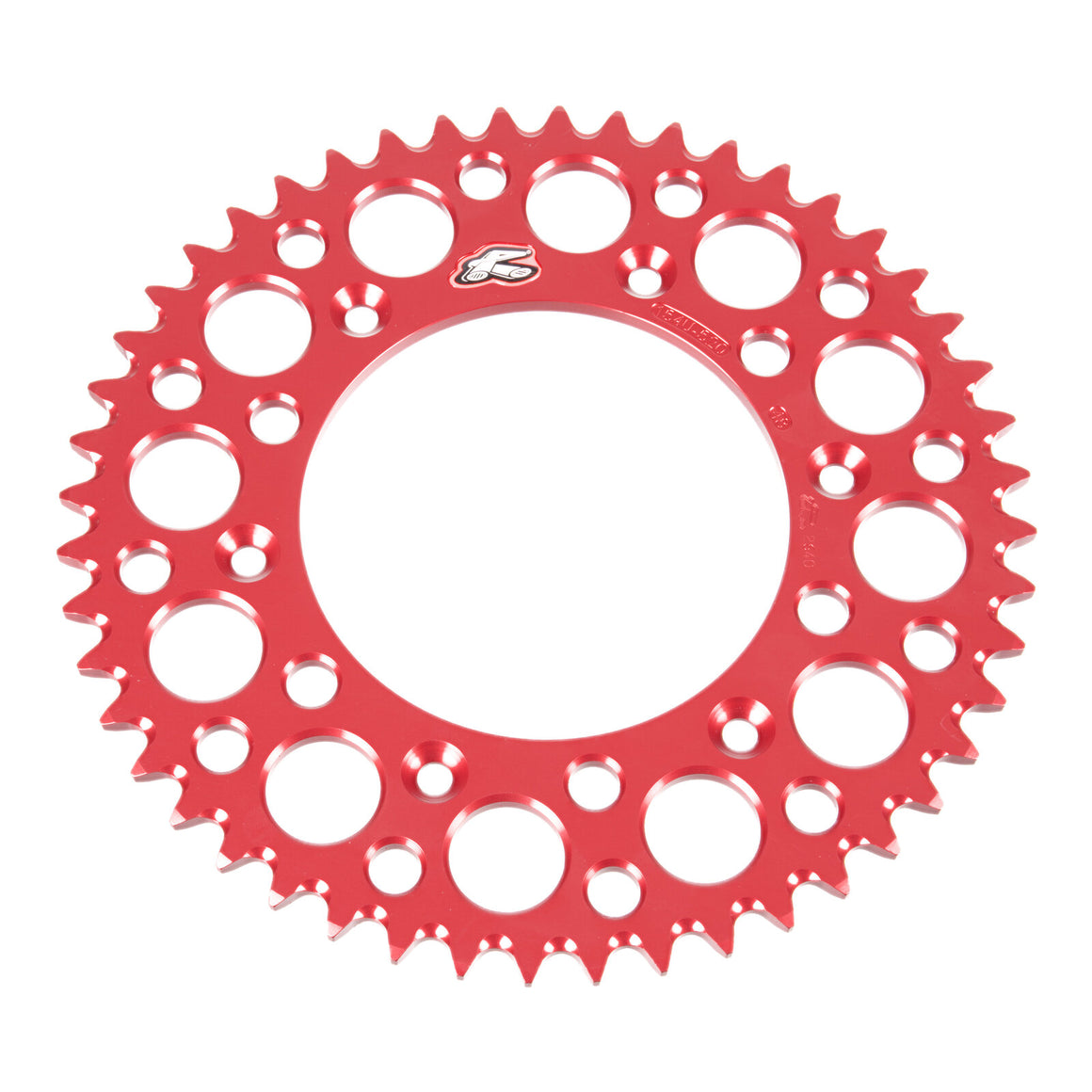 Renthal Sprocket Rear Red 48T Alloy 7075 T6 Grooved