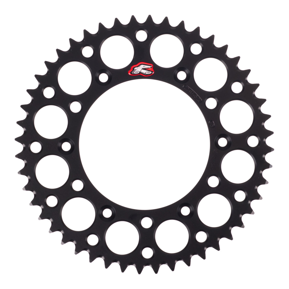 Renthal Sprocket Rear Black 48T Alloy 7075 T6 Grooved