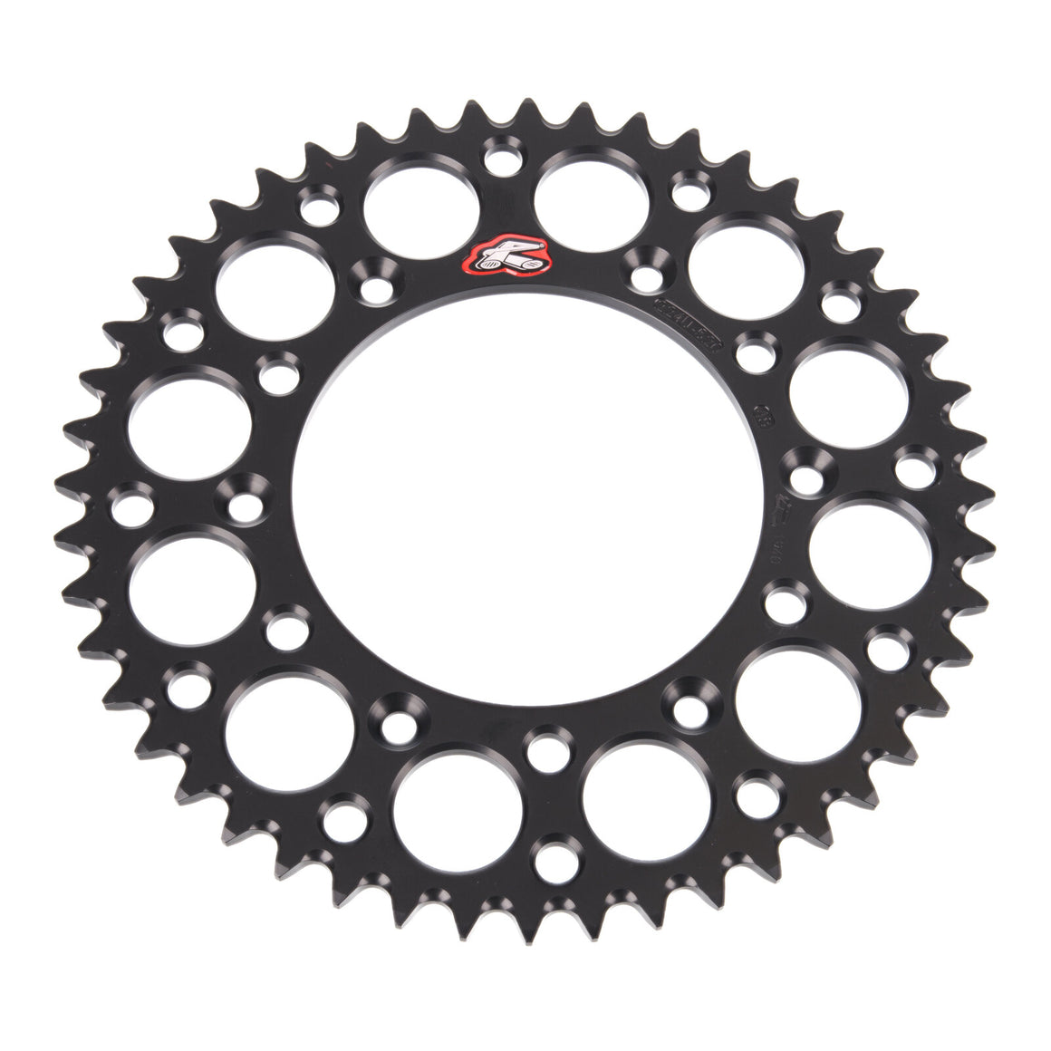 Renthal Sprocket Rear Black 48T Alloy 7075 T6 Grooved
