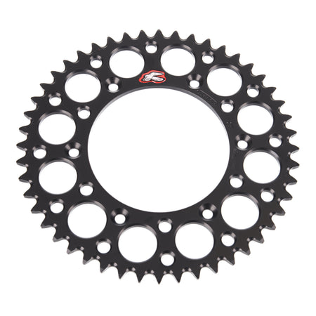 Renthal Sprocket Rear Black 48T Alloy 7075 T6 Grooved