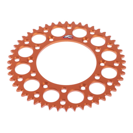 Renthal Sprocket Rear Orange 48T Alloy 7075 T6 Grooved KTM