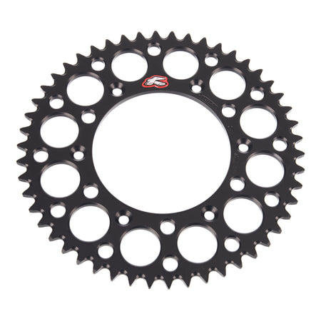 Renthal Sprocket Rear Black 50T Alloy 7075 T6 Grooved