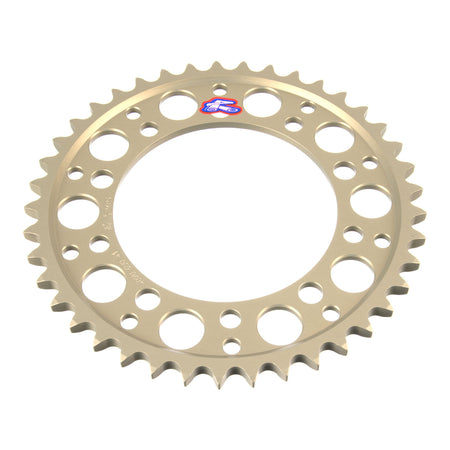 Renthal Sprocket Rear Silver 41T Alloy 7075 T6 Grooved Suzuki