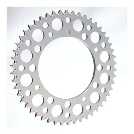 Renthal Rear Sprocket - Silver 50T Alloy 7075-T6 Grooved