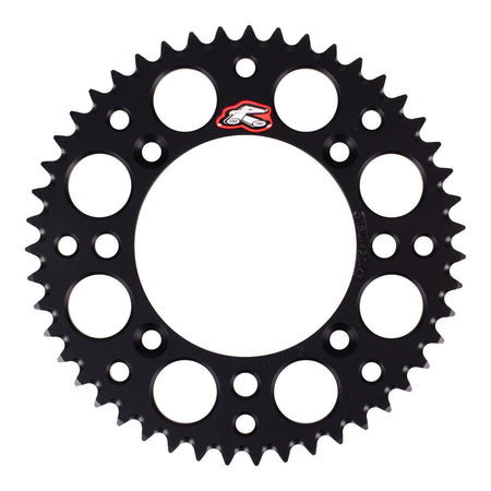 Renthal Sprocket Rear - Black 47T Alloy 7075 T6 Grooved KTM Husqvarna