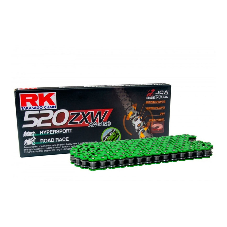 RK 520ZXW XW-Ring Hypersport Chain - Green (120 Links)