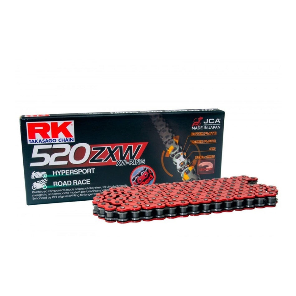 RK 520ZXW XW-Ring Hypersport Chain - Red (120 Links)
