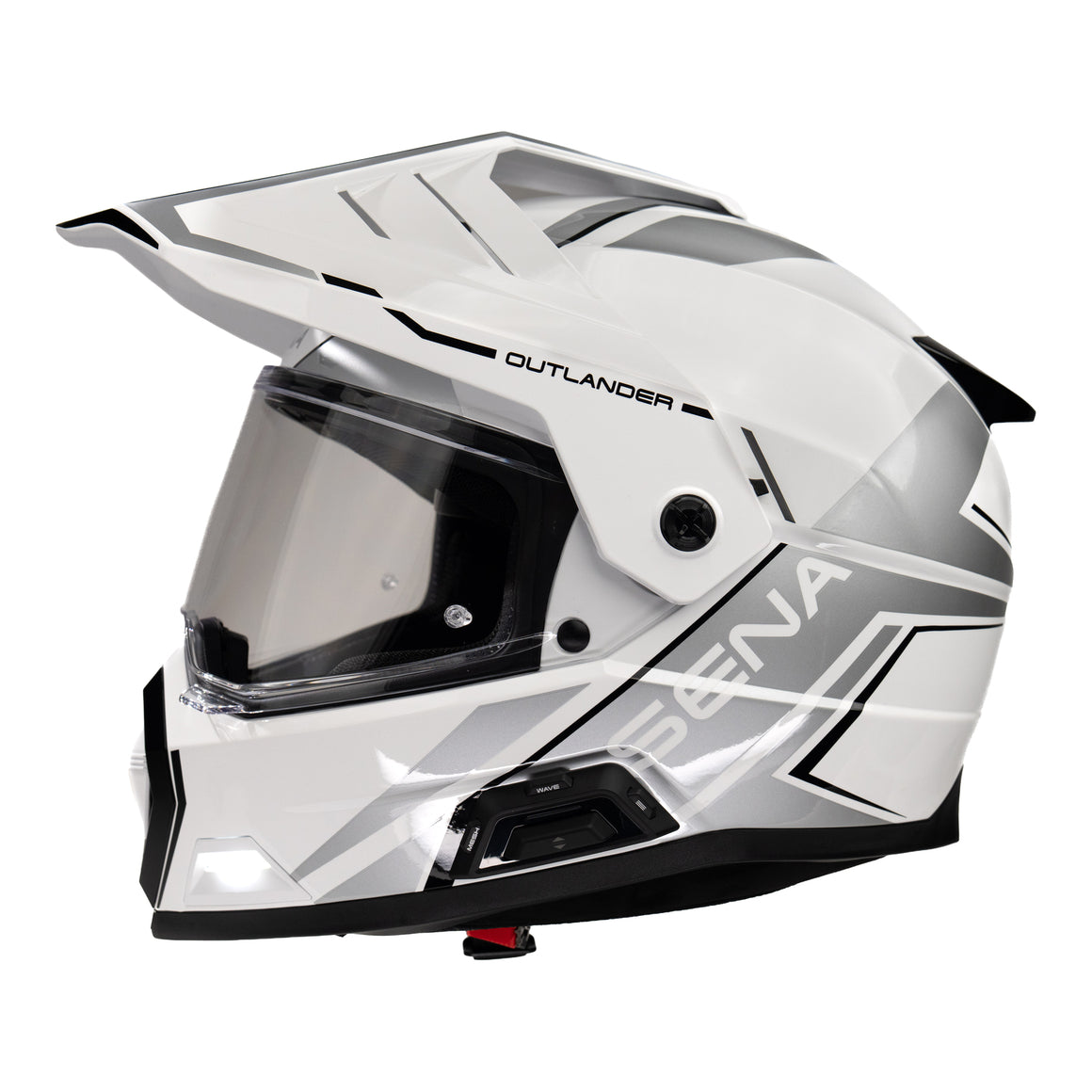 Sena Outlander Smart ADV Dual-Sport Helmet - Gloss White