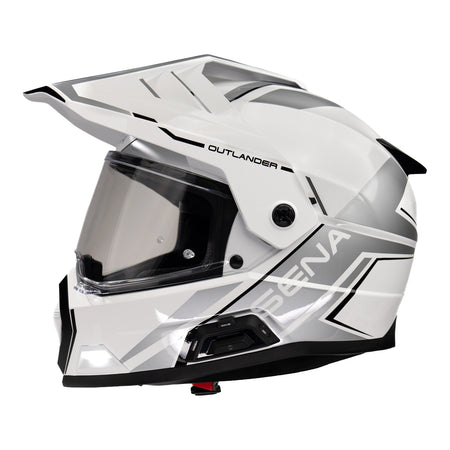 Sena Outlander Smart ADV Dual-Sport Helmet - Gloss White
