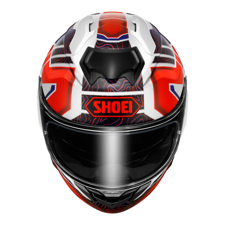 Shoei GT-Air 3 Hike TC10 - Red / White / Blue