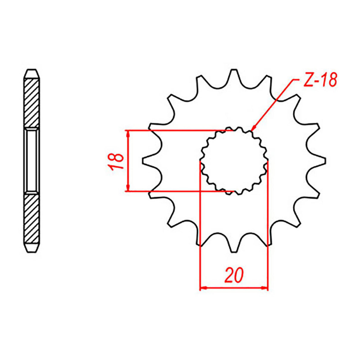 Sprocket Kit Suzuki GN125 - 428KRO 14/52