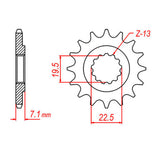 Sprocket Kit Suzuki DR250 '82-87 Farm (434) - 520XRE 12/48