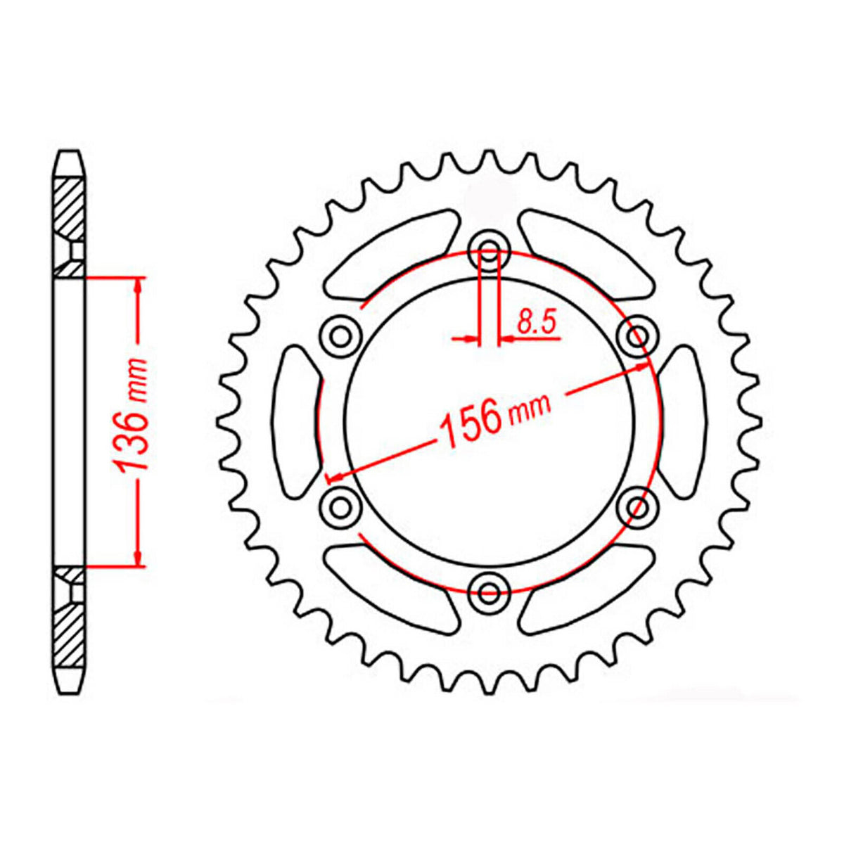 Sprocket Kit Suzuki DR650 520 Conv - 520EXW 15/43