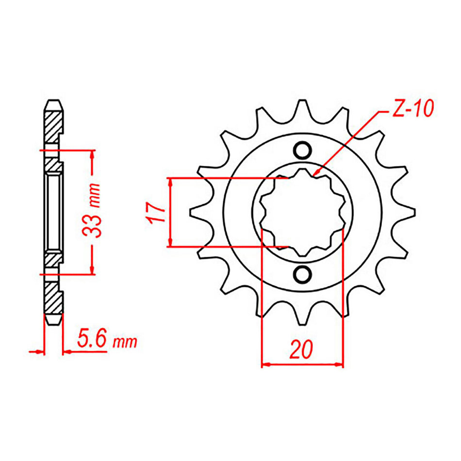 Sprocket Kit Kawasaki KX250F/RMZ250 '04-'05 U-Ring - GB520MXU 13/48