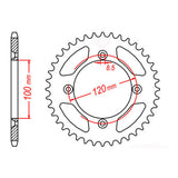 Sprocket Kit Yamaha YZ85 SW '02-'18 - 428H 14/47
