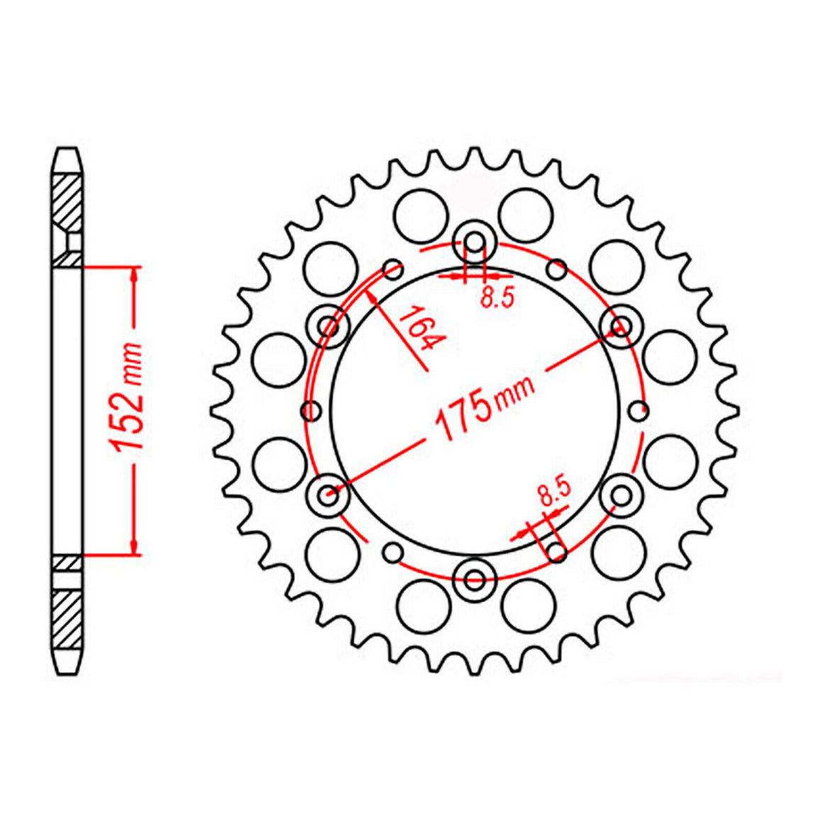 Sprocket Kit Yamaha YZ/WR400F - 520EXW 14/49