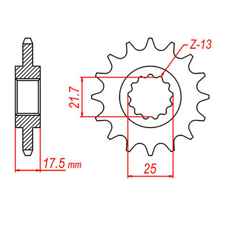 Sprocket Kit Honda VFR400 (NC30) - GB525XRE 15/40