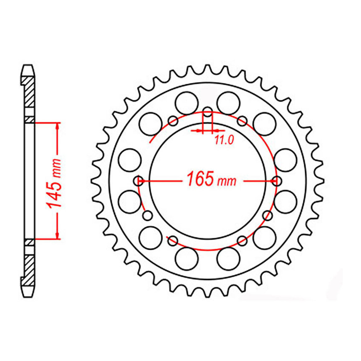 Sprocket Kit Honda VFR400 (NC24) - 525XRE 15/45