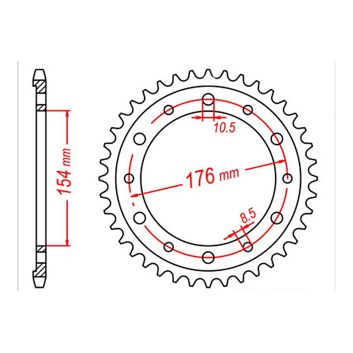Sprocket Kit Honda VFR800 '02-'09 - 530XRE 16/43