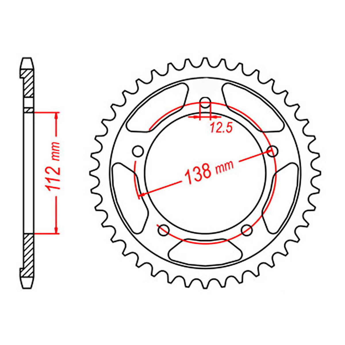 Sprocket Kit Honda XL1000V Varadero '99-'10 (recommend) 525ZXW 16/47