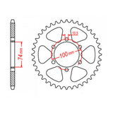 Sprocket Kit Hyosung GV250 Aquila - 520XRE 14/46