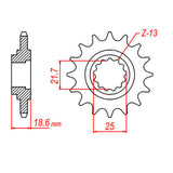 Sprocket Kit Kawasaki Z750 J/L/M/N/P '04-'11 - GB520ZXW 15/43