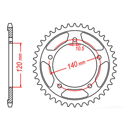 Sprocket Kit Suzuki GSF1200 '06 - 530ZXW 15/45